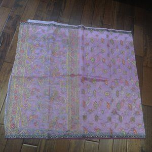 pink indian sari with blouse